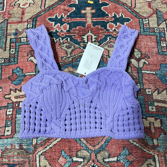 NWT AKNVAS Jodie Top in Purple size medium - Picture 4 of 8